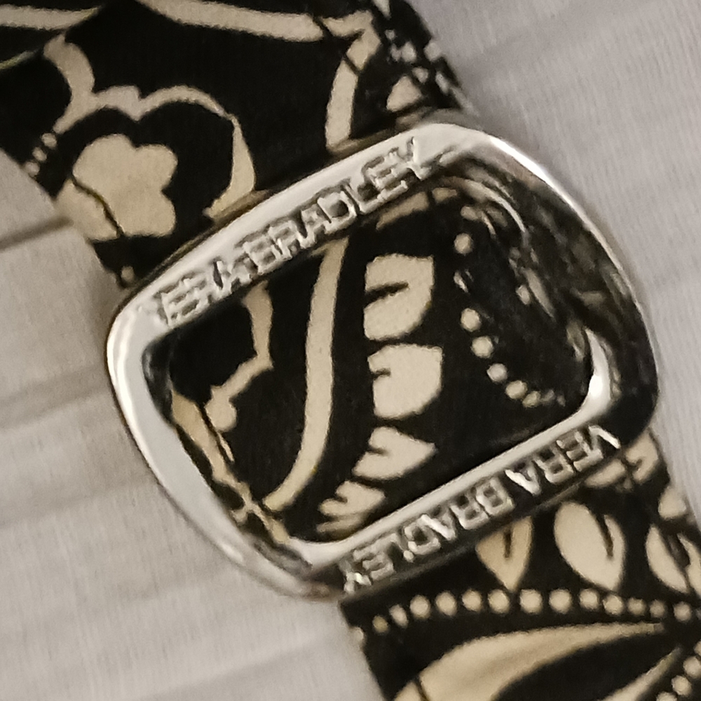 Floral Patterned Black White Backpack - image 3